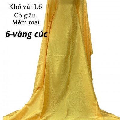 Lụa Gấm Sò - Vàng Cúc