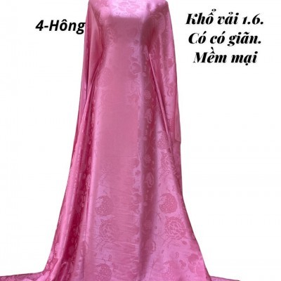 Lụa Gấm Cẩm Tú Cầu - Hồng