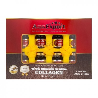 [34% Tổ Yến]Yến sào Anpha Export collagen có đường