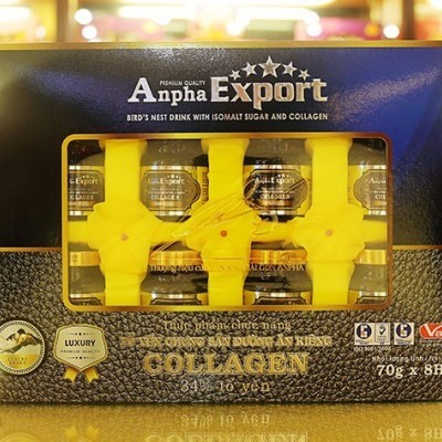 [34% Tổ Yến]Yến sào Anpha Export collagen đường ăn kiêng