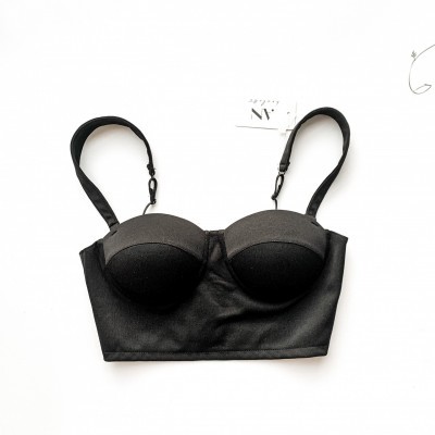Corset thun đen quai bản to