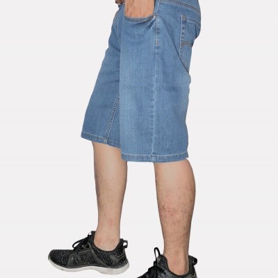 QUẦN SHORT JEAN XANH TRẮNG ĐẬM