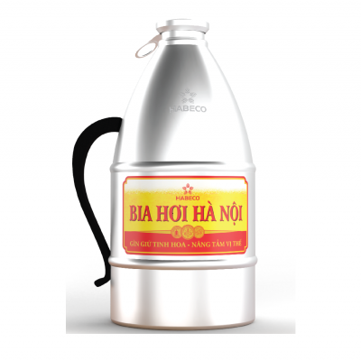 Bia hơi Hà Nội Keg 2 lít