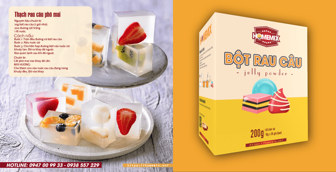 Bột rau câu dẻo