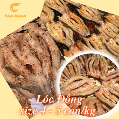 KHÔ CÁ LÓC ĐỒNG 3 NẮNG, SIZE 3 - 5 CON/KG